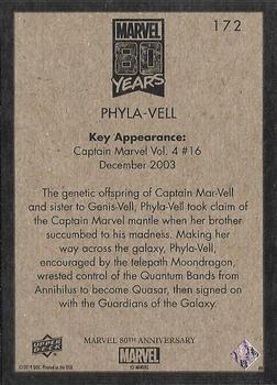 2019 Upper Deck Marvel 80th Anniversary - Retro #172 Phyla-Vell Back