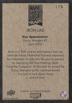 2019 Upper Deck Marvel 80th Anniversary - Retro #178 Iron Lad Back
