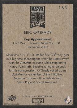 2019 Upper Deck Marvel 80th Anniversary - Retro #183 Eric O'Grady Back