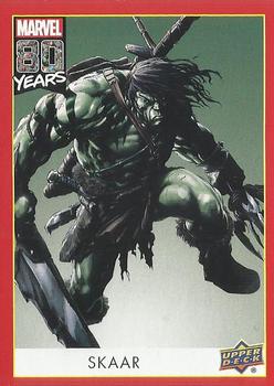 2019 Upper Deck Marvel 80th Anniversary - Retro #186 Skaar Front