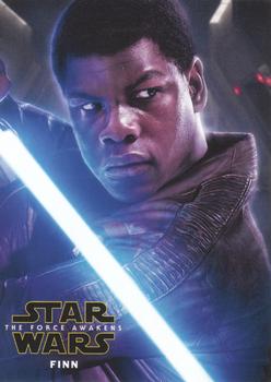 2015 Topps Star Wars: The Force Awakens - 9 Card Character Promo #NNO Finn Front
