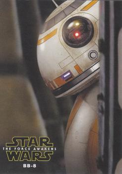 2015 Topps Star Wars: The Force Awakens - 9 Card Character Promo #NNO BB-8 Front