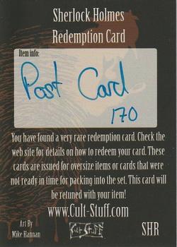 2014 Cult-Stuff The Memoirs of Sherlock Holmes - Redemption Cards #SHR Post Card Back