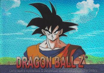 2000 Artbox Dragon Ball Z Chromium Stickers #NNO Looking at Goku's calm and collected appeara Front