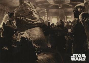 2020 Topps Star Wars Return of the Jedi Black & White - Sepia #35 Trip to the Dune Sea Front