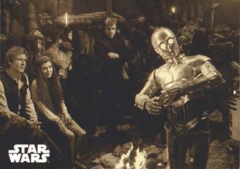 2020 Topps Star Wars Return of the Jedi Black & White - Sepia #78 A Captive Audience Front