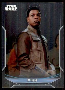 2020 Topps Chrome Star Wars Perspectives Resistance vs. the First Order #2-R Finn Front