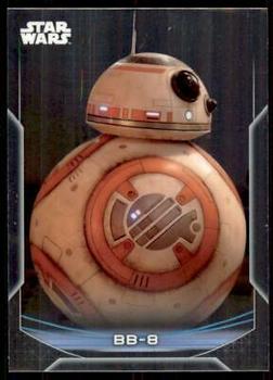 2020 Topps Chrome Star Wars Perspectives Resistance vs. the First Order #5-R BB-8 Front