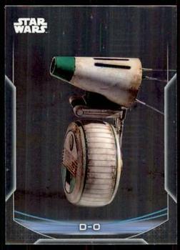 2020 Topps Chrome Star Wars Perspectives Resistance vs. the First Order #16-R D-O Front