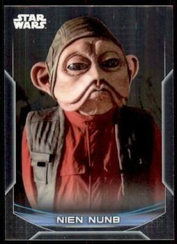 2020 Topps Chrome Star Wars Perspectives Resistance vs. the First Order #23-R Nien Nunb Front