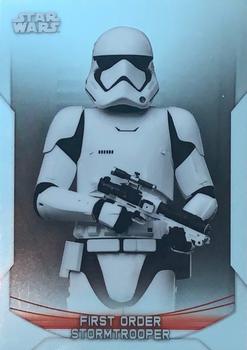 2020 Topps Chrome Star Wars Perspectives Resistance vs. the First Order #30-R First Order Stormtrooper Front