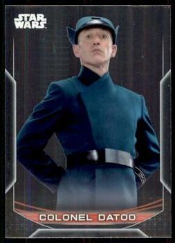 2020 Topps Chrome Star Wars Perspectives Resistance vs. the First Order #31-R Colonel Datoo Front
