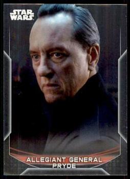 2020 Topps Chrome Star Wars Perspectives Resistance vs. the First Order #35-R Allegiant General Pryde Front