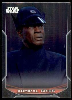 2020 Topps Chrome Star Wars Perspectives Resistance vs. the First Order #40-R Admiral Griss Front