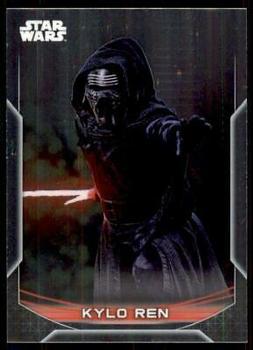 2020 Topps Chrome Star Wars Perspectives Resistance vs. the First Order #42-R Kylo Ren Front