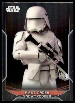 2020 Topps Chrome Star Wars Perspectives Resistance vs. the First Order #44-R First Order Snowtrooper Front