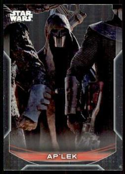 2020 Topps Chrome Star Wars Perspectives Resistance vs. the First Order #48-R Ap'lek Front