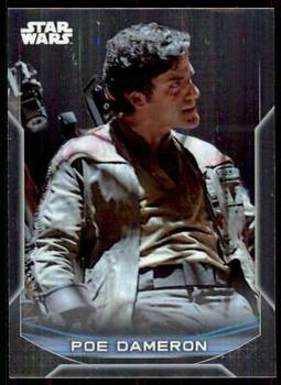 2020 Topps Chrome Star Wars Perspectives Resistance vs. the First Order #3-F Poe Dameron Front