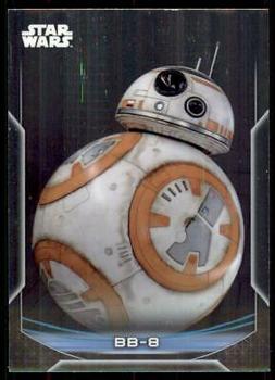 2020 Topps Chrome Star Wars Perspectives Resistance vs. the First Order #5-F BB-8 Front