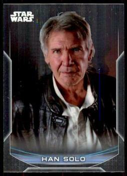 2020 Topps Chrome Star Wars Perspectives Resistance vs. the First Order #7-F Han Solo Front