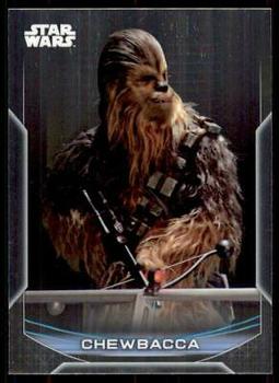 2020 Topps Chrome Star Wars Perspectives Resistance vs. the First Order #8-F Chewbacca Front