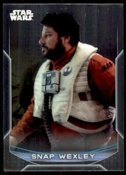 2020 Topps Chrome Star Wars Perspectives Resistance vs. the First Order #17-F Snap Wexley Front