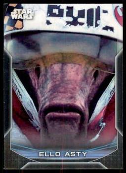 2020 Topps Chrome Star Wars Perspectives Resistance vs. the First Order #25-F Ello Asty Front