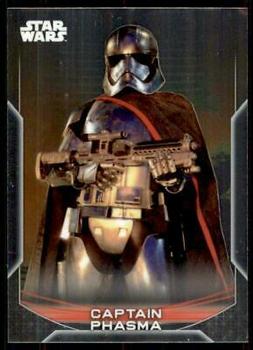 2020 Topps Chrome Star Wars Perspectives Resistance vs. the First Order #29-F Captain Phasma Front