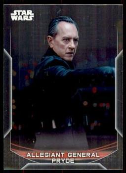 2020 Topps Chrome Star Wars Perspectives Resistance vs. the First Order #35-F Allegiant General Pryde Front