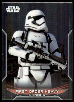 2020 Topps Chrome Star Wars Perspectives Resistance vs. the First Order #38-F First Order Heavy Gunner Front