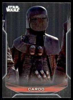 2020 Topps Chrome Star Wars Perspectives Resistance vs. the First Order #45-F Cardo Front