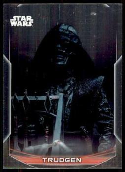 2020 Topps Chrome Star Wars Perspectives Resistance vs. the First Order #46-F Trudgen Front