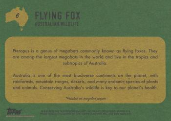 2020 Topps On Demand Benefit for Australia #6 Flying Fox Back