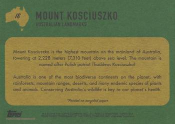 2020 Topps On Demand Benefit for Australia #18 Mount Kosciuszko Back