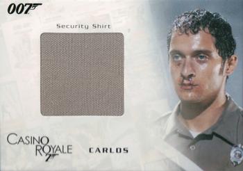 2008 Rittenhouse James Bond In Motion - Costume Single Relics #SC05 Carlos Front