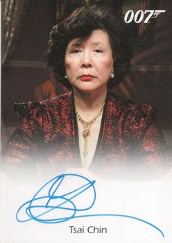2008 Rittenhouse James Bond In Motion - Autographs Full Bleed Design #NNO Tsai Chin Front