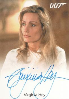 2008 Rittenhouse James Bond In Motion - Autographs Full Bleed Design #NNO Virginia Hey Front