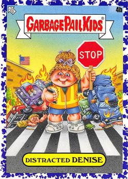 2020 Topps Garbage Pail Kids: Late to School - Jelly Purple #4b Distracted Denise Front