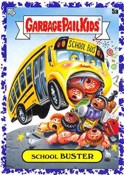 2020 Topps Garbage Pail Kids: Late to School - Jelly Purple #5a School Buster Front