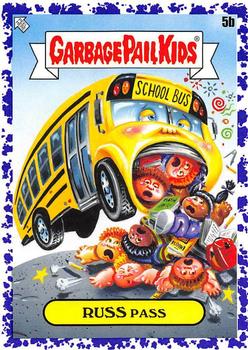 2020 Topps Garbage Pail Kids: Late to School - Jelly Purple #5b Russ Pass Front