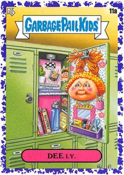 2020 Topps Garbage Pail Kids: Late to School - Jelly Purple #11a Dee I.Y. Front