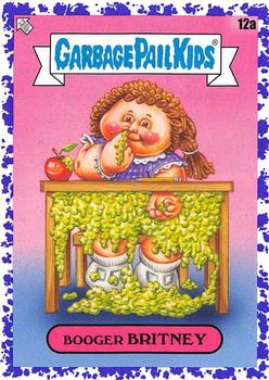 2020 Topps Garbage Pail Kids: Late to School - Jelly Purple #12a Booger Britney Front
