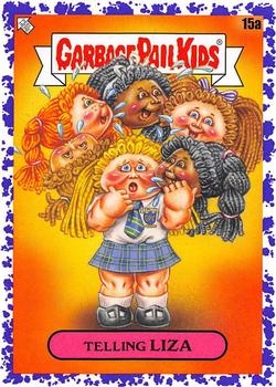 2020 Topps Garbage Pail Kids: Late to School - Jelly Purple #15a Telling Liza Front
