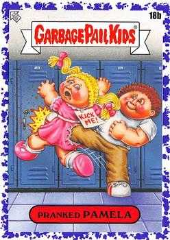 2020 Topps Garbage Pail Kids: Late to School - Jelly Purple #18b Pranked Pamela Front