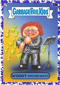 2020 Topps Garbage Pail Kids: Late to School - Jelly Purple #23b Woody Instrument Front