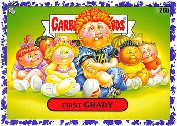 2020 Topps Garbage Pail Kids: Late to School - Jelly Purple #28b First Grady Front
