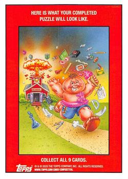 2020 Topps Garbage Pail Kids: Late to School - Jelly Purple #43a Pee Don Back