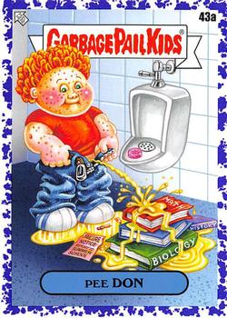 2020 Topps Garbage Pail Kids: Late to School - Jelly Purple #43a Pee Don Front