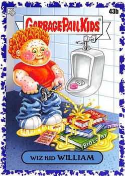 2020 Topps Garbage Pail Kids: Late to School - Jelly Purple #43b Wiz Kid William Front