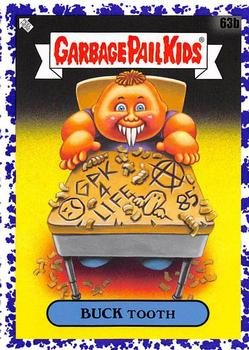2020 Topps Garbage Pail Kids: Late to School - Jelly Purple #63b Buck Tooth Front